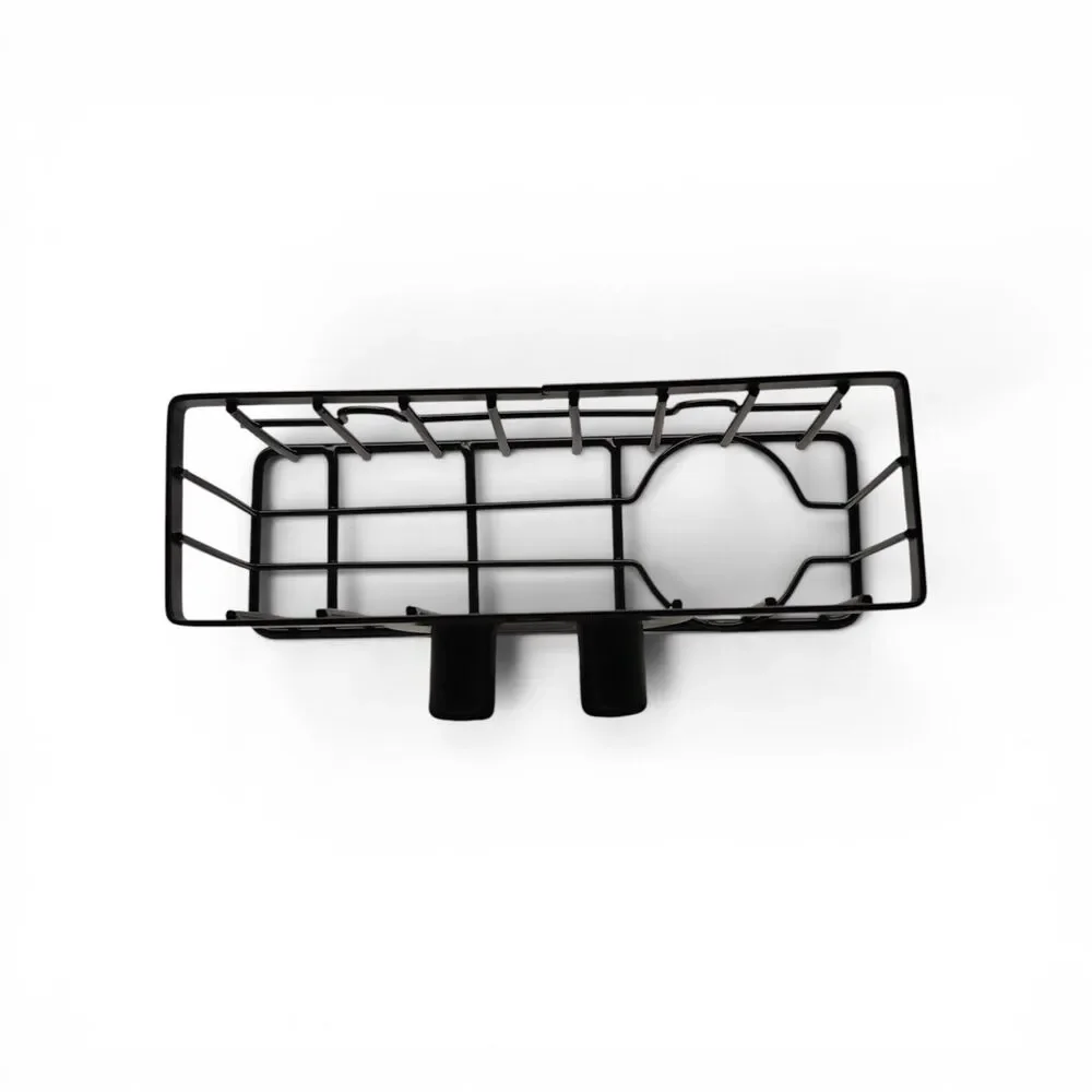 Smiley Face Sponge Holder Sink Caddy Kitchen Organizer Drain Rack